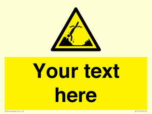 Custom Warning submerged objects